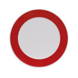 GA118 verbod blanco 18cm rond
