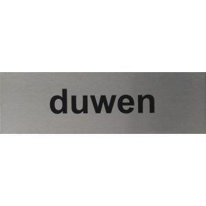 RP17 aluminium RVS look Pictogram DUWEN
