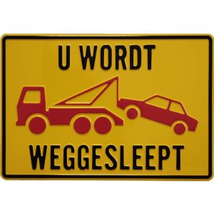 GA054 U wordt weggesleept 35x24cm