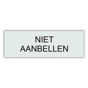Inschuifplaatje kunststof 79,5x18x1mm