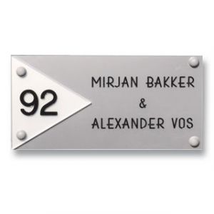 Acrylaat naamborden GM-084 24x12cm