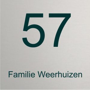 Ontdek onze matte aluminium naambordjes van topkwaliteit!
