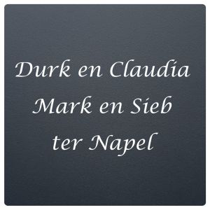 RVS antraciet gecoat 10x10cm Lucida calligraphy
