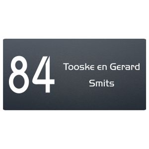 RVS antraciet gecoat 24x12cm Bauhaus/Handel
