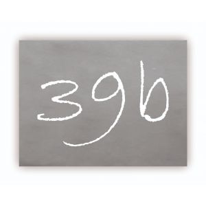 Beton huisnummerbord 20x15cm