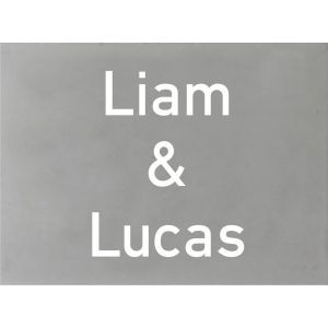 Beton naambord 16x12cm DinC