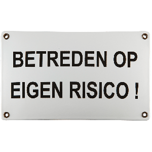 EM208 waarschuwingsbord 25x15cm