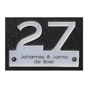 Acrylaat naamborden BG-2028 18,5x12cm