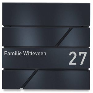 BR-100 Brievenbus antraciet 