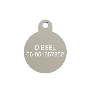 DP-5 rond zilver