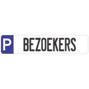 GA067 parkeren bezoekers 52x11cm