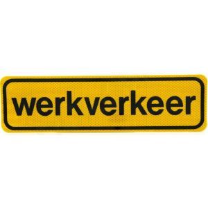 GA134 Werkverkeer reflecterend 40x11cm