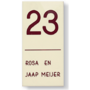 Acrylaat naamborden GM-006 15x30cm