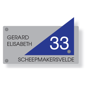 Acrylaat naamborden GM-073 30x15cm