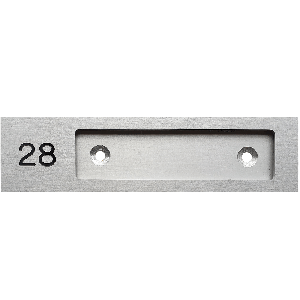 GM-234 Naamplaathouder met klik systeem
