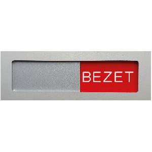 schuifbordjes aluminium vrij-bezet