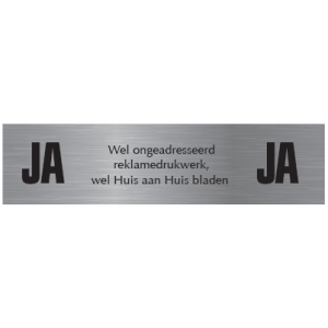 OR-8 kunststof JA-JA 10x2,5cm
