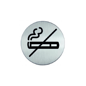 RP60 RVS Pictogram ROKEN VERBODEN