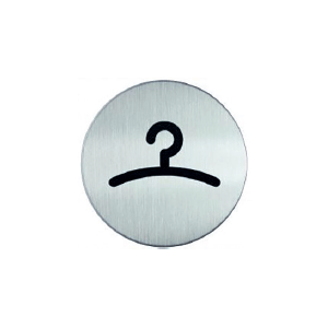 RP71 RVS Pictogram GARDEROBE