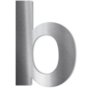 RVS look letter b