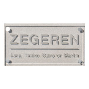 Acrylaat naamborden BG-3181 24x12cm