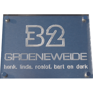 Acrylaat naamborden BG-4120  20x15cm