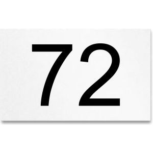 35018 rvs look Dibond 20x12cm