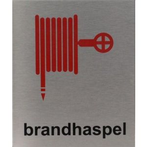 RP19 aluminium RVS look Pictogram BRANDHASPEL