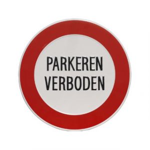 GA007 Parkeren verboden 24cm rond