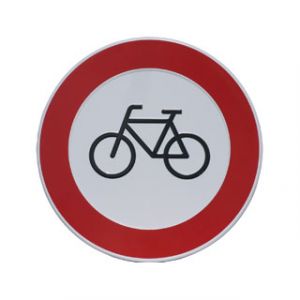 GA022 verbod fiets 30cm rond