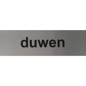 RP17 aluminium RVS look Pictogram DUWEN