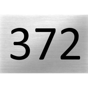 35017 aluminium bedrukte huisnummerborden