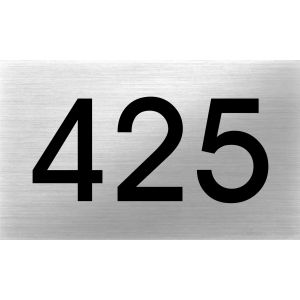 35018 aluminium bedrukte huisnummerborden
