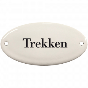 EM260 deurbordje Toilet ovaal
