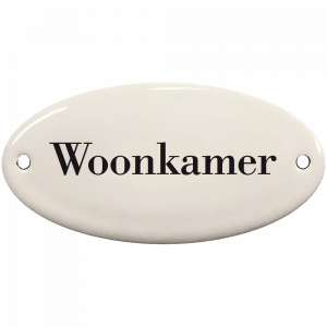 EM262 deurbordje Wachtkamer ovaal