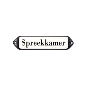 EM238 deurbordje Spreekkamer oor