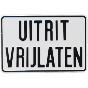 GA030 uitrit vrijlaten