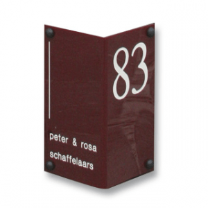 Acrylaat naamborden GM-013 20x20cm
