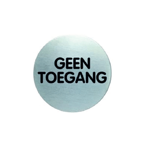 RP53 RVS pictogram GEEN TOEGANG