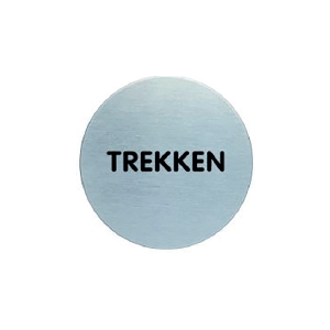 RP55 RVS pictogram TREKKEN