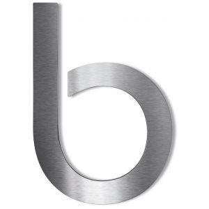 rvs look letter b bauhaus