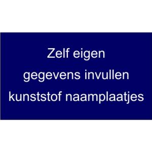 zelf eigen gegevens